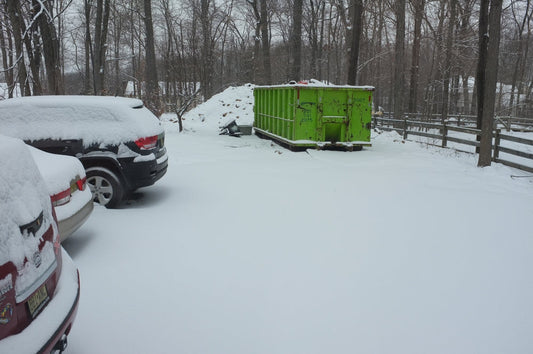 Decluttering This Winter - A Dumpster Makes It Easier